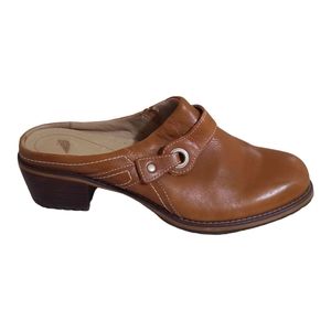 Red Wing Celina Tan Leather Mules Sz 9D